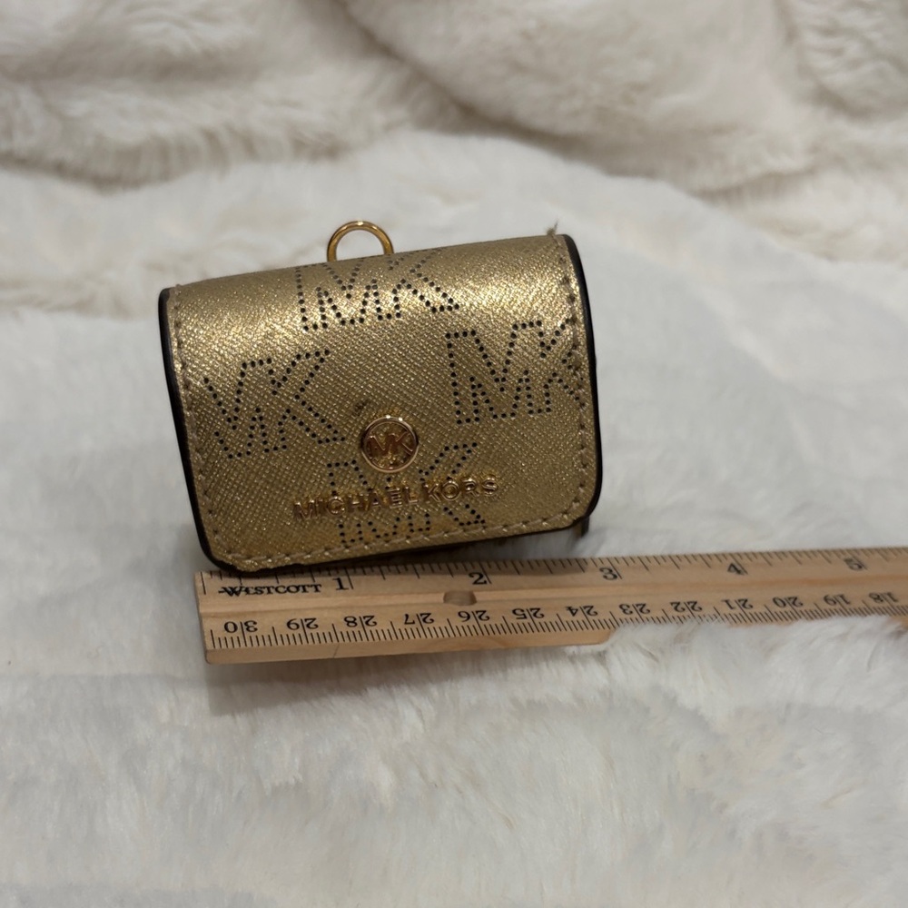 Michael Kors Gold air pods Bag